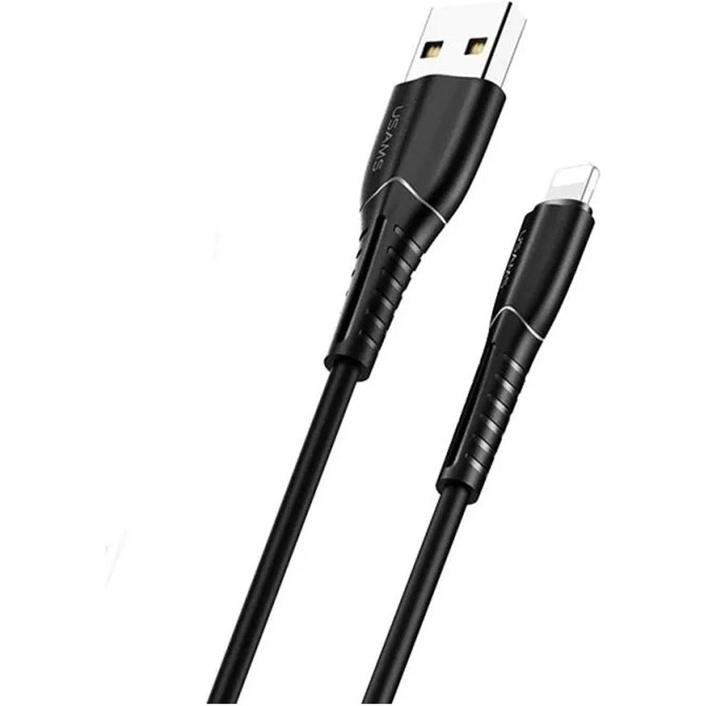 

Кабель Usams Lightning U35 USB-A to Lightning 2A 1m Black (SJ364USB01)
