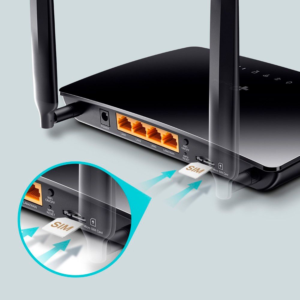 Бездротовий маршрутизатор (роутер) TP-Link Archer MR400 4G 