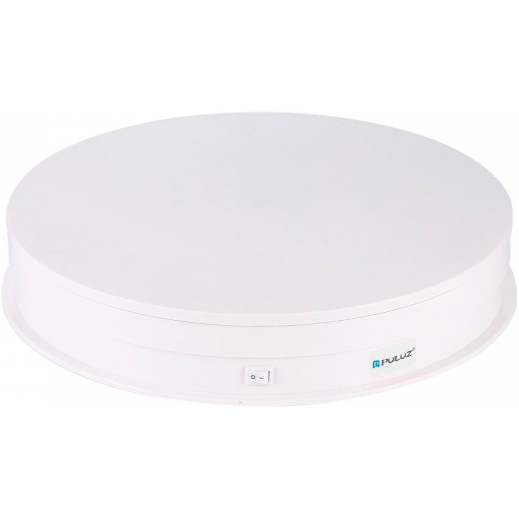 

Поворотный стол Puluz PU3049W USB 30см White