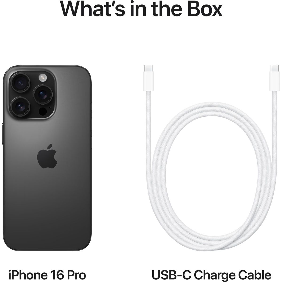 Смартфон Apple iPhone 16 Pro 128GB eSIM Black Titanium (MYM93)