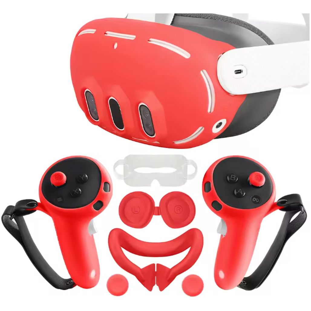 

Набор аксессуаров Tahnuhna 6-in-1 VR для Meta Quest 3 Red