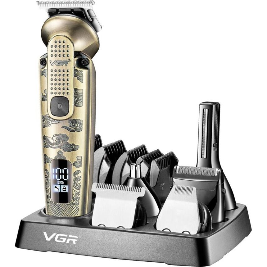 Машинка для стрижки VGR V-095 Gold фото 3