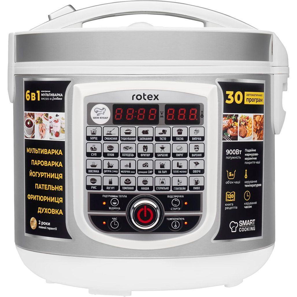 

Мультиварка Rotex RMC505-W Excellence
