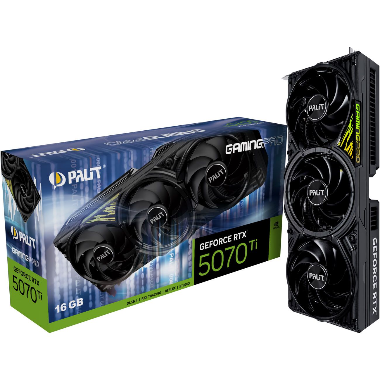 

Відеокарта Palit GeForce RTX 5070 Ti GamingPro V1 (NE7507T019T2-GB2031Y) EU