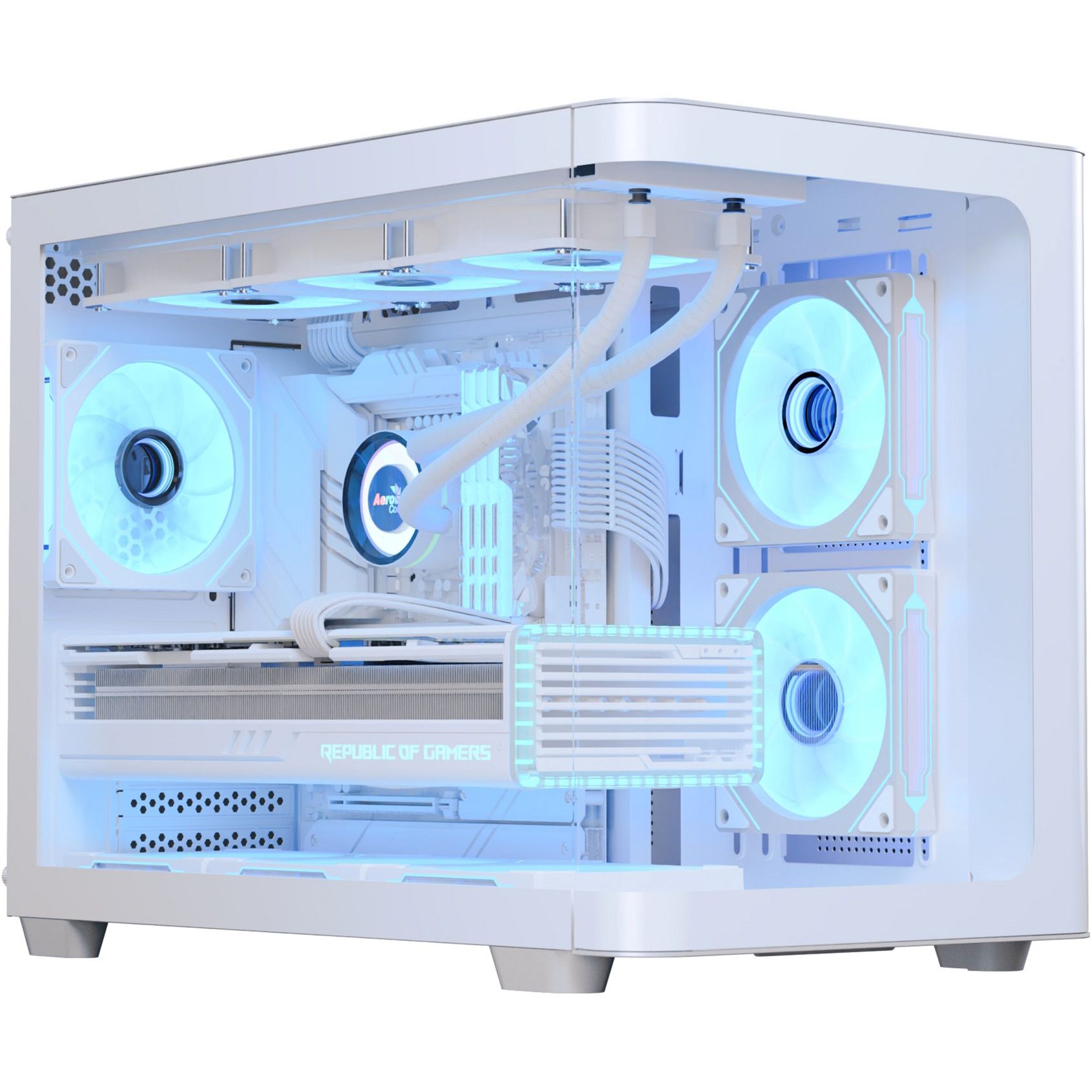 

Корпус AeroCool P300C-G-WT-v1 White (ACCS-PN02033.21)