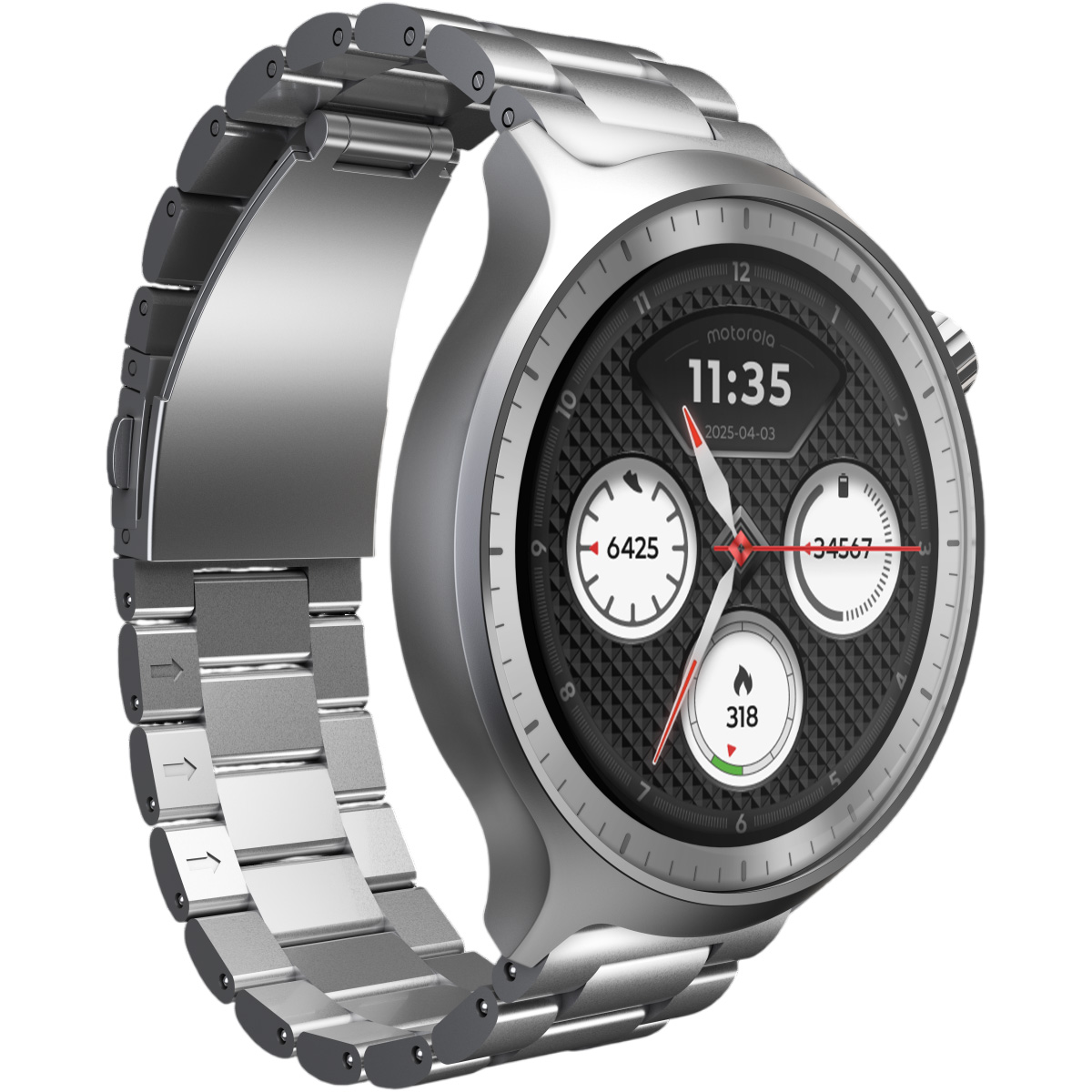 Смарт-годинник Motorola Moto Watch (2026) Silver (PG38C08264) фото 3