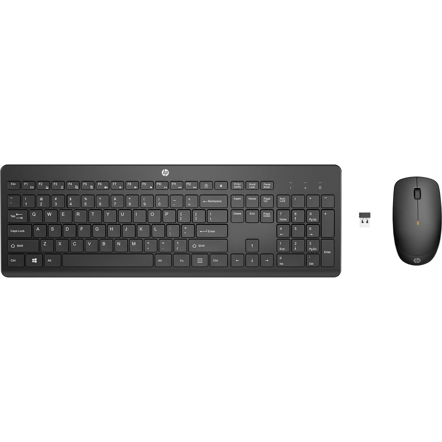 

Комплект (клавиатура + мышь) HP 230 Combo Set Wireless Black (18H24AA)
