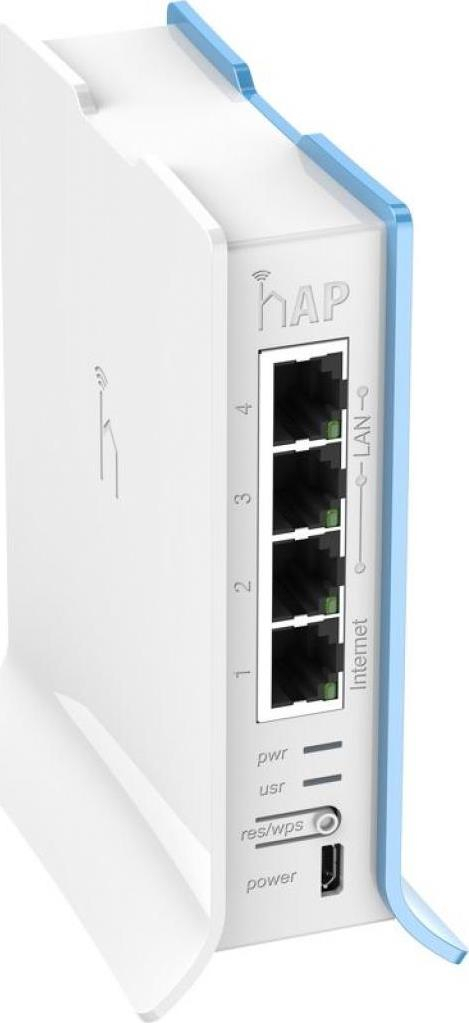 Бездротовий маршрутизатор (роутер) Mikrotik hAP lite TC (RB941-2ND-TC)