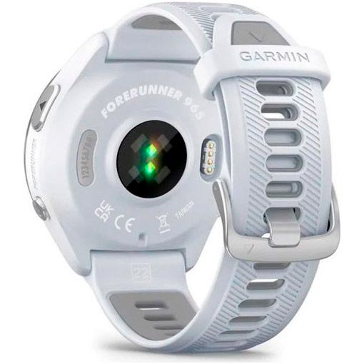 Смарт-годинник Garmin Forerunner 965 Titanium Bezel with Whitestone Case and Whitestone/Powder Gray Silicone Band (010-02809-01/11)