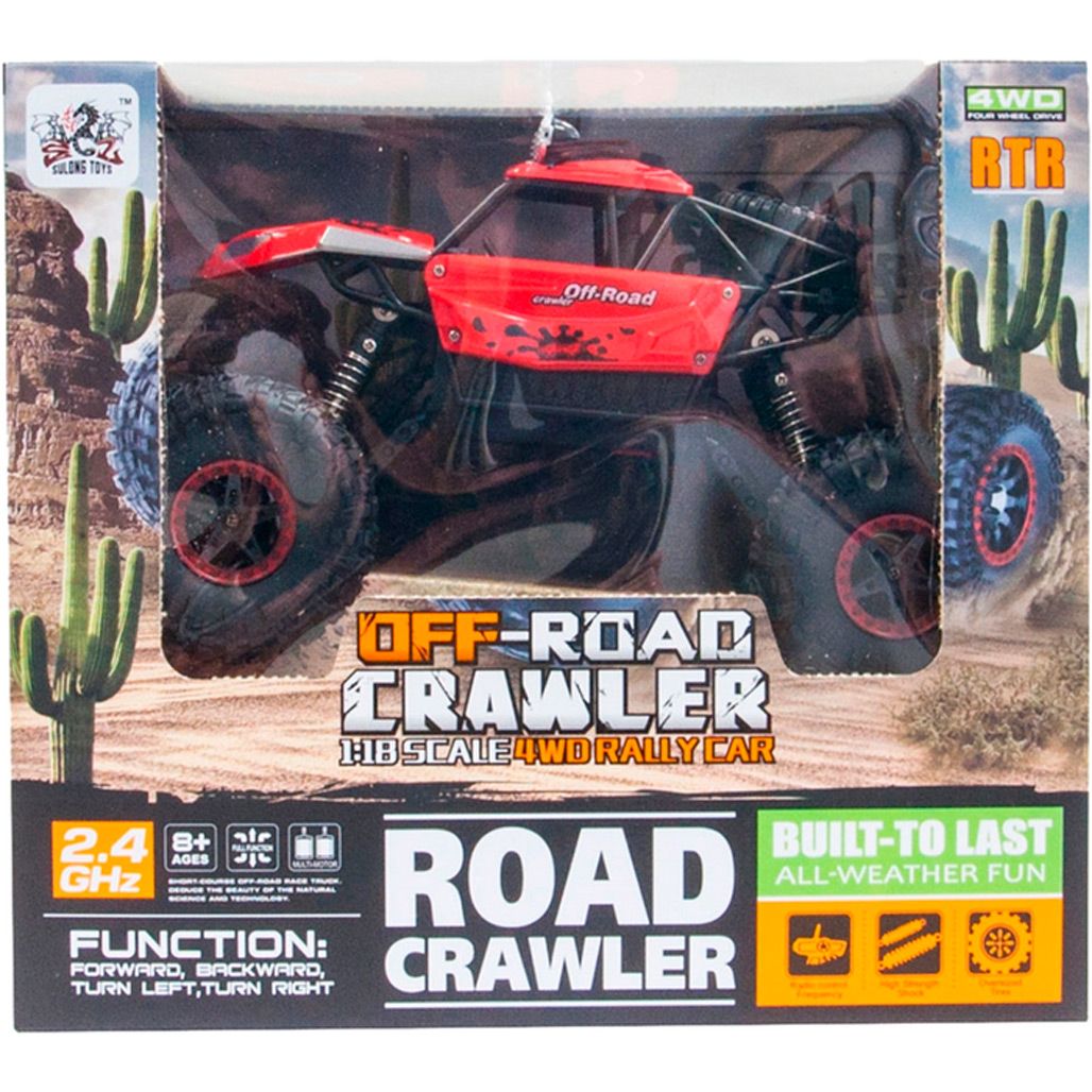 Машинка на радіокеруванні Sulong Toys 1:18 Off-road Crawler Super Sport Red (SL-001RHR)