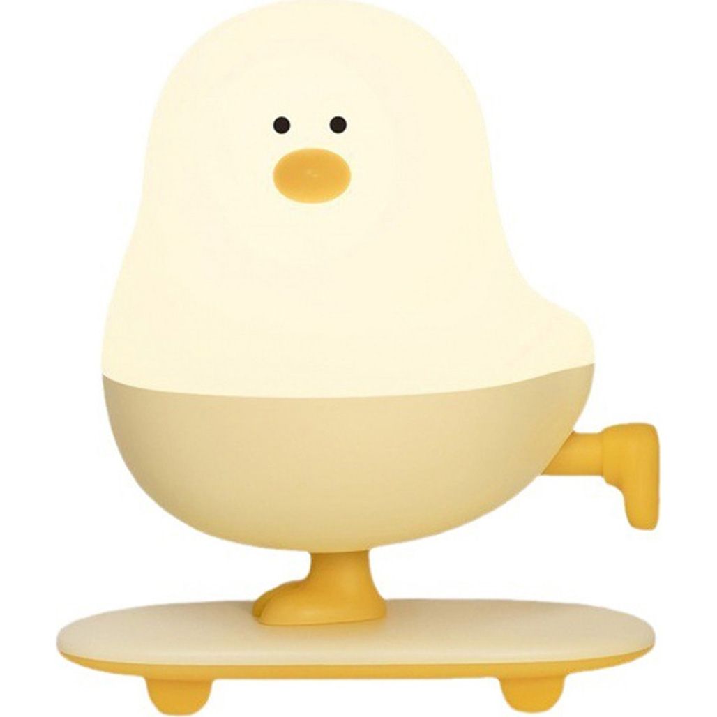 

Ночной светильник DK L63 Chicken on a Skateboard White-Yellow