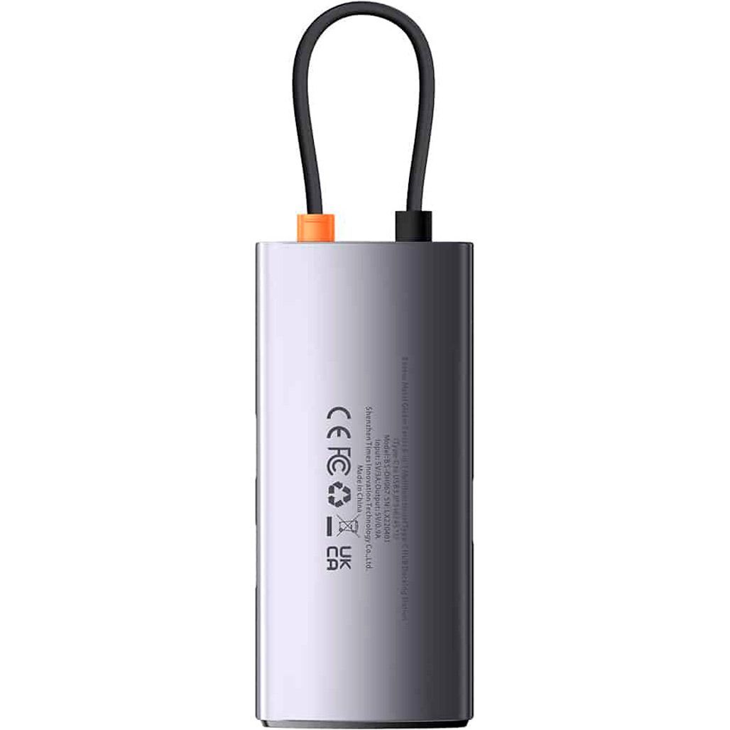 USB-хаб Baseus Metal Gleam Series 4-in-1 Gray (WKWG070113)