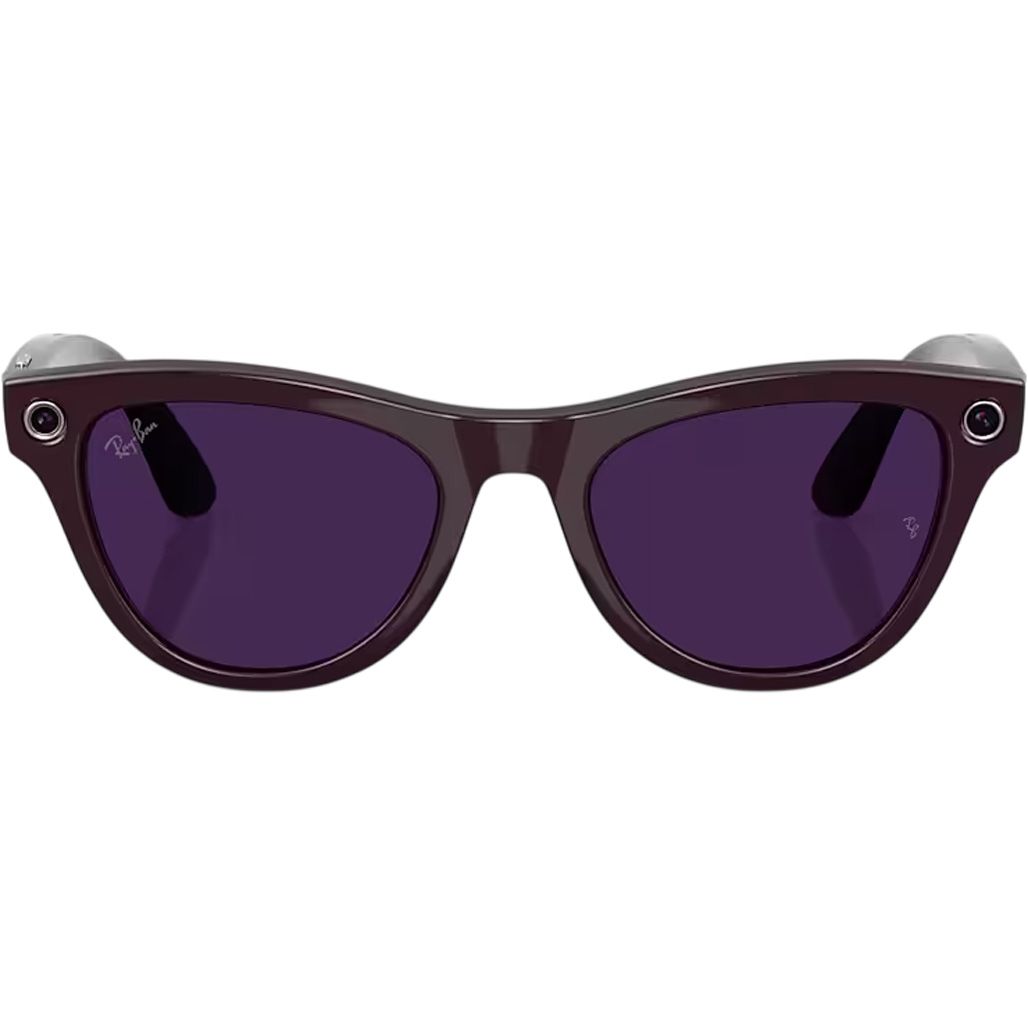 

Смарт-очки Ray-Ban Meta Skyler Gen 2 Standart Shiny Mysic Violet Frame/Clear to Amethyst Transitions Lenses (RW4014 6701CH 52-20)