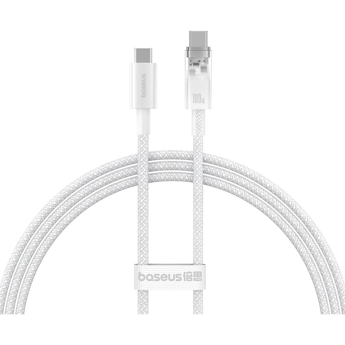 

Кабель Baseus Explorer with Smart Temperature Control USB-C to USB-C 100w 2m Stellar White (P10319703221-01)