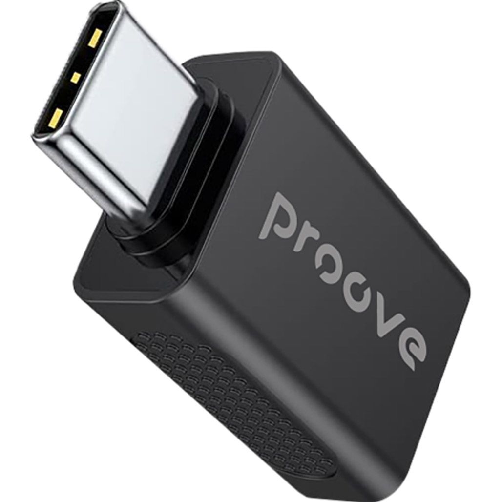 

Переходник Proove Extension OTG USB-C to USB-A Black (HBEX00012001)