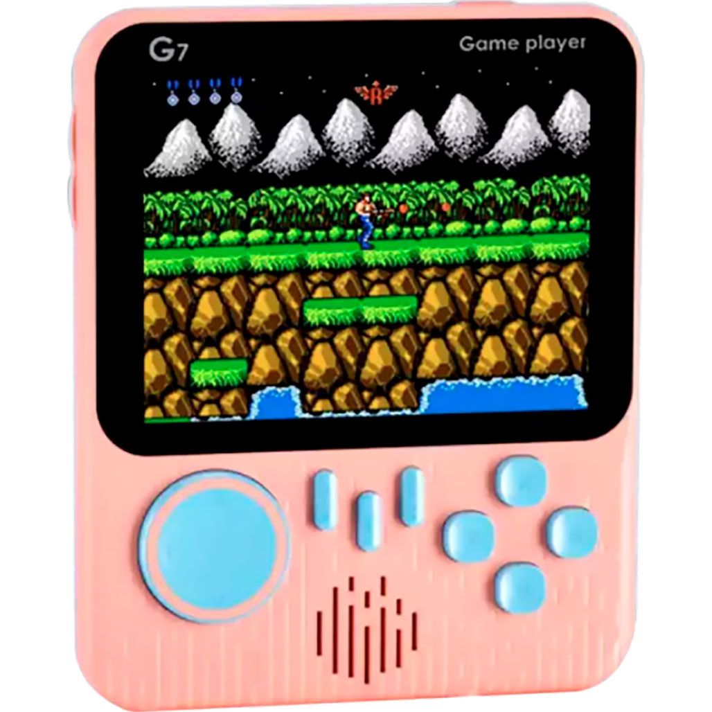 Ретро игровая приставка SUP G7 Game Box Portable 666 in 1 AV (Pink)