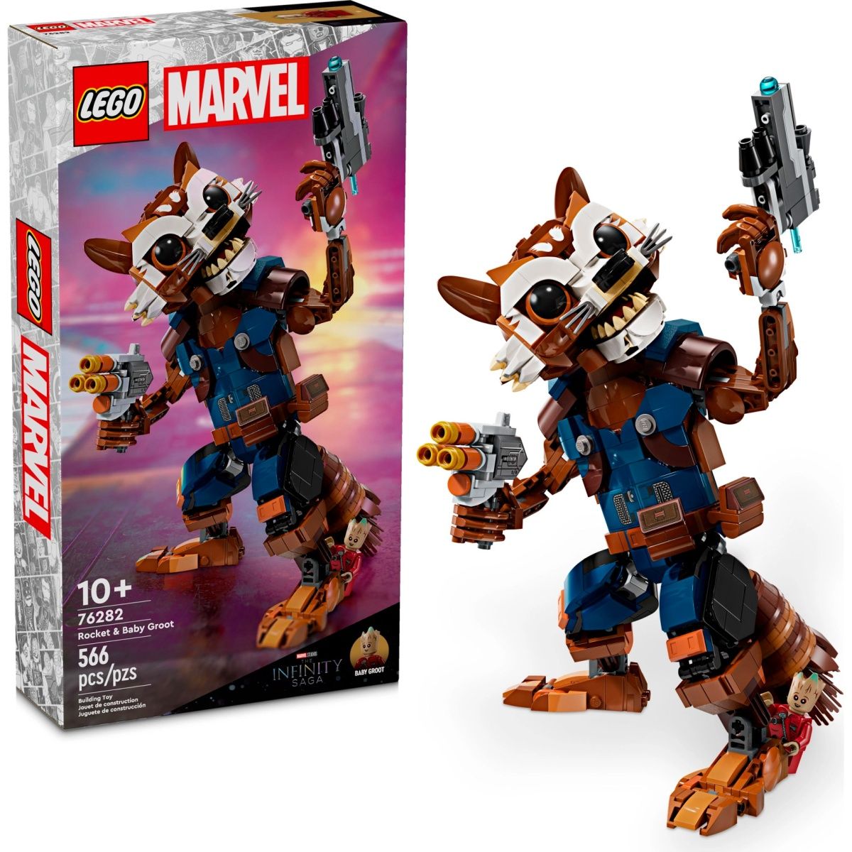 Конструктор LEGO Marvel: Ракета та малюк Ґрут (76282)