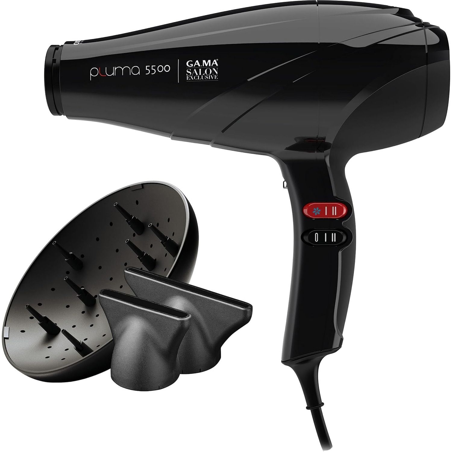 

Фен Ga.Ma Pluma 5500 Oxy-Active Black (SH0901)