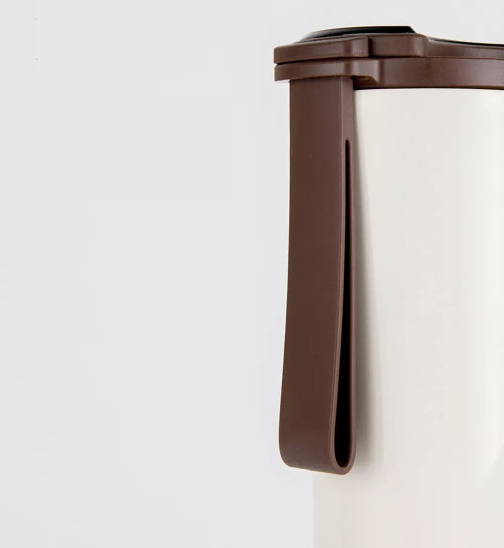 Термокухоль Kiss Kiss Fish MOKA Smart Coffee Tumbler White (S-U45CW)
