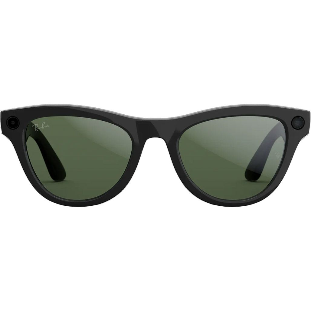 

Смарт-окуляри Ray-Ban Meta Skyler Gen 2 Standart Shiny Black/Clear to Graphite Green Transitions (RW4014 601/1M 52-20)