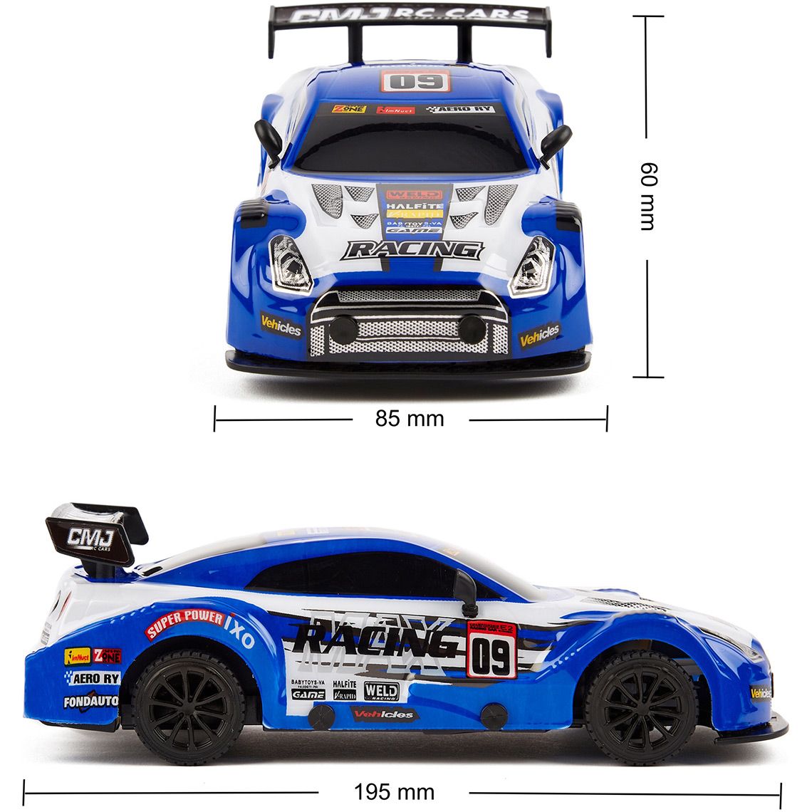 Машинка на радіокеруванні KS Drive Road Rebels 1:24 Blue