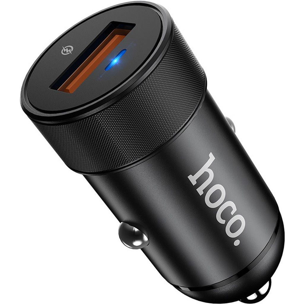 

Автомобільний зарядний пристрій Hoco Z32A Flash Power USB-A Black (717788)