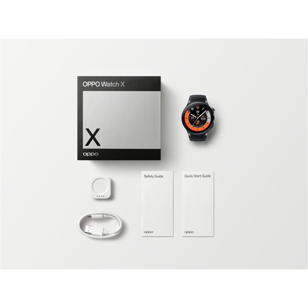 Смарт-годинник Oppo Watch X Platinum Black (OWWE231)