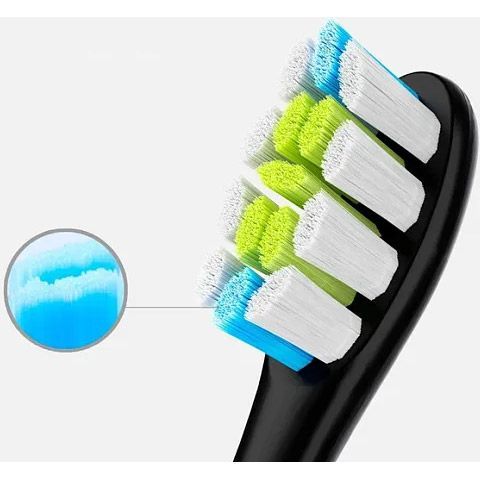 Насадка для зубної щітки Oclean P1C5 B02 Professional Clean Brush Head Black 2 шт (6970810553857) 