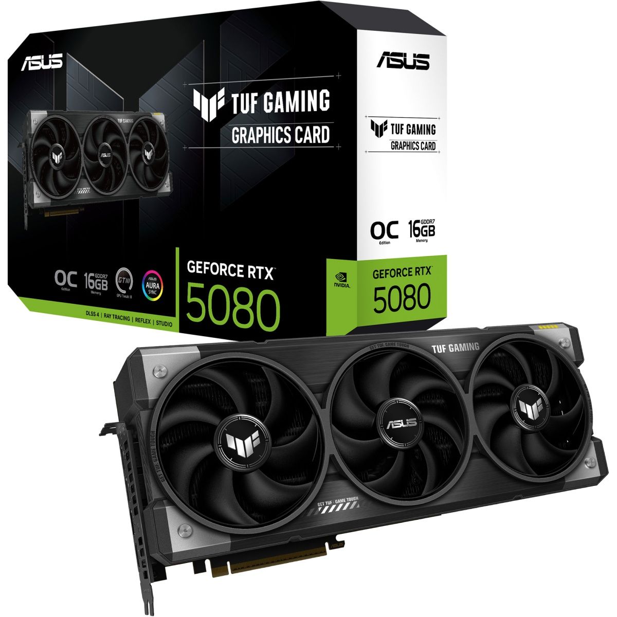 

Видеокарта Asus TUF Gaming GeForce RTX 5090 OC 32GB (TUF-RTX5090-O32G-GAMING) EU