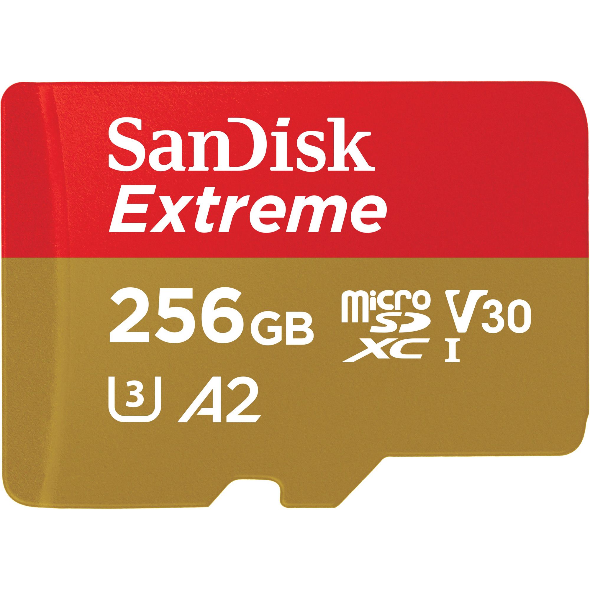 

Карта пам'яті SanDisk microSDXC Extreme 256GB UHS-I U3 V30 A2 (SDSQXAV-256G-GN6MN)