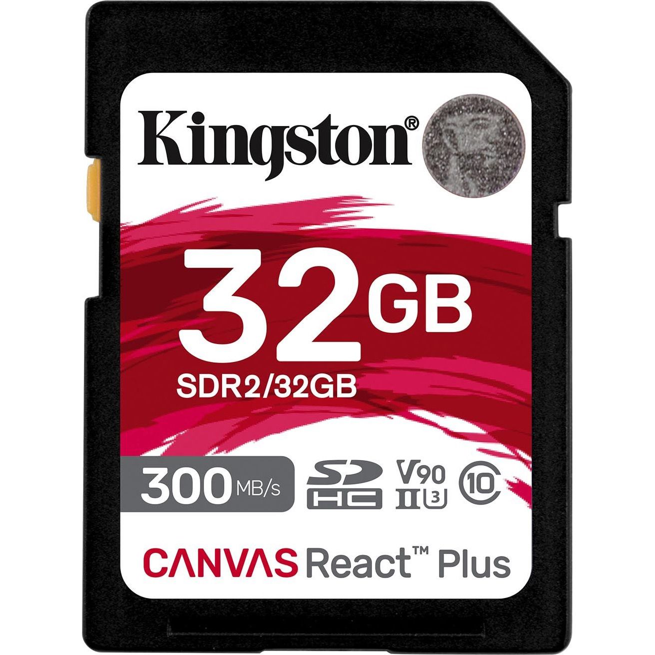 

Карта пам'яті Kingston SDHC Canvas React Plus 32GB Class 10 UHS-II U3 V90 (SDR2/32GB)