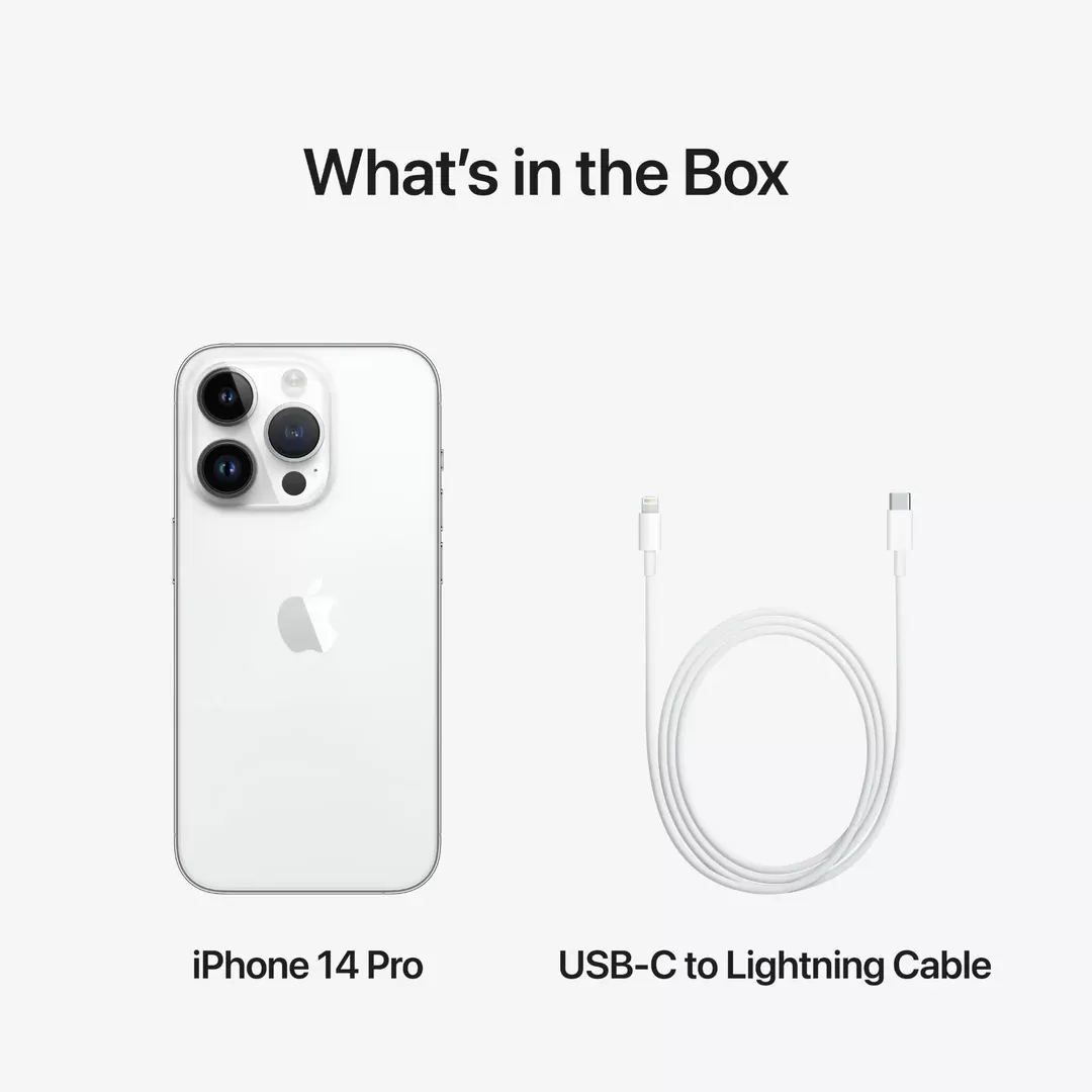 Смартфон Apple iPhone 14 Pro 256GB eSIM Silver (MQ0X3)