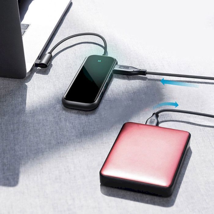 USB-хаб Baseus Multifunctional Hub Deep Gray (CAHUB-EZ0G)