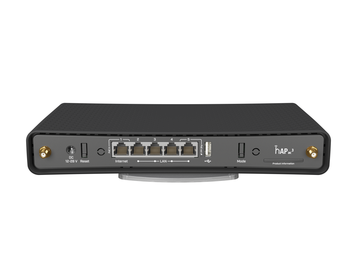 Беспроводной маршрутизатор (роутер) Mikrotik hAP ac3 (RBD53iG-5HacD2HnD) [64980] 