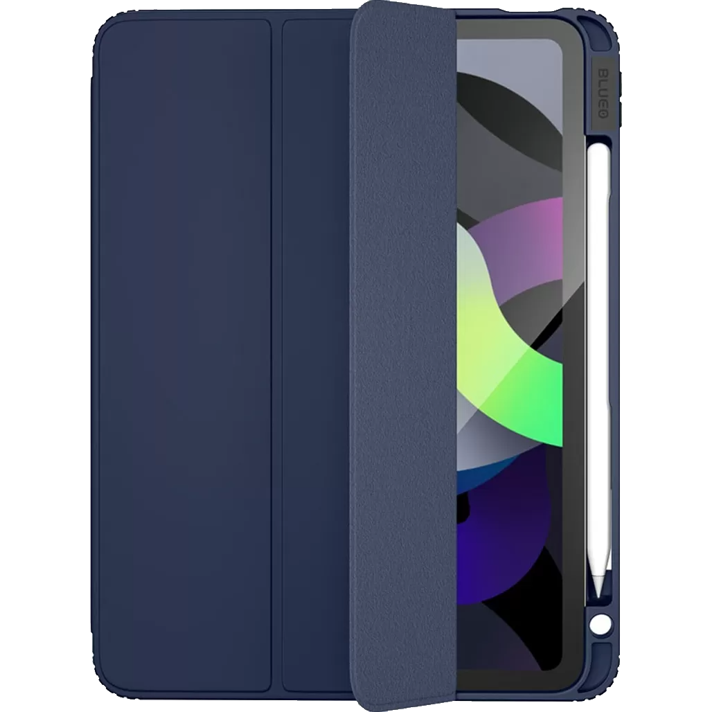 

Чехол-книжка Blueo Ape Case with Leather Sheath для Apple iPad Pro 12.9` (2020-2021) Navy Blue