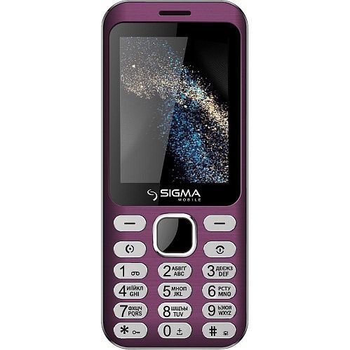 

Мобильный телефон Sigma mobile X-style 33 Steel (Light Pink) UA-UCRF, Фиолетовый (purple)