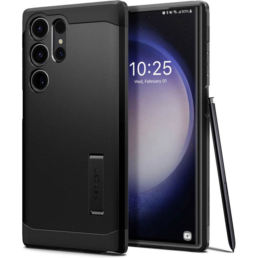 

Чохол Spigen Tough Armor для Samsung Galaxy S23 Ultra Black (ACS05623)