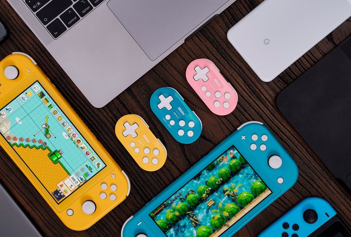Геймпад 8BitDo Zero 2 Bluetooth Gamepad Yellow (80EH)