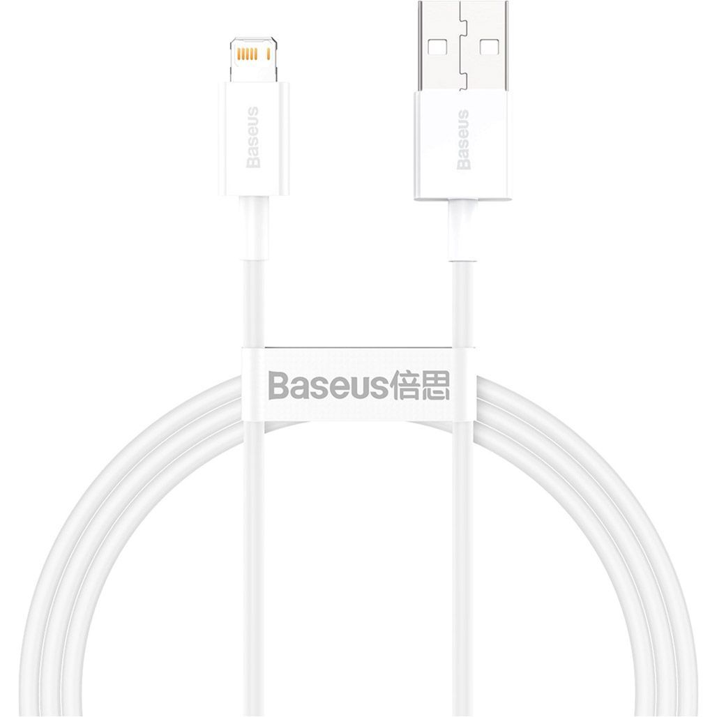 

Кабель Baseus Superior USB-A to Lightning 0.25m White (CALYS-02)