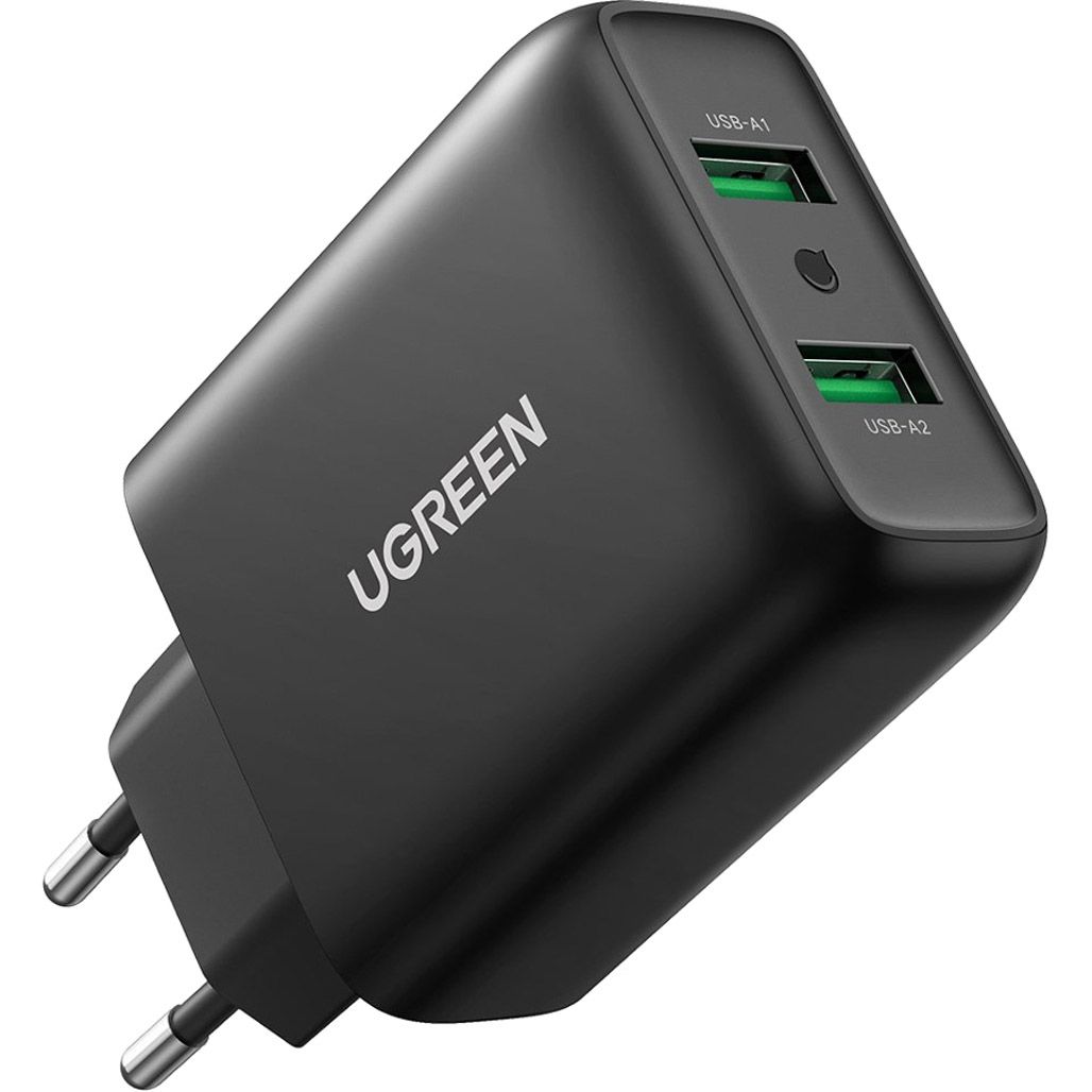 

Мережевий зарядний пристрій Ugreen CD161 36W Black (10216)