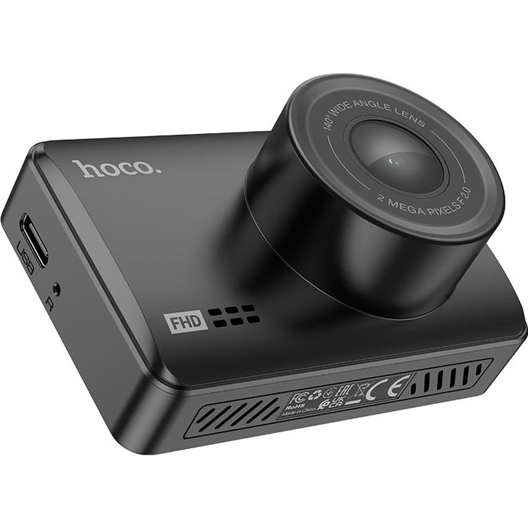 Автомобільний відеореєстратор Hoco DV3 Black