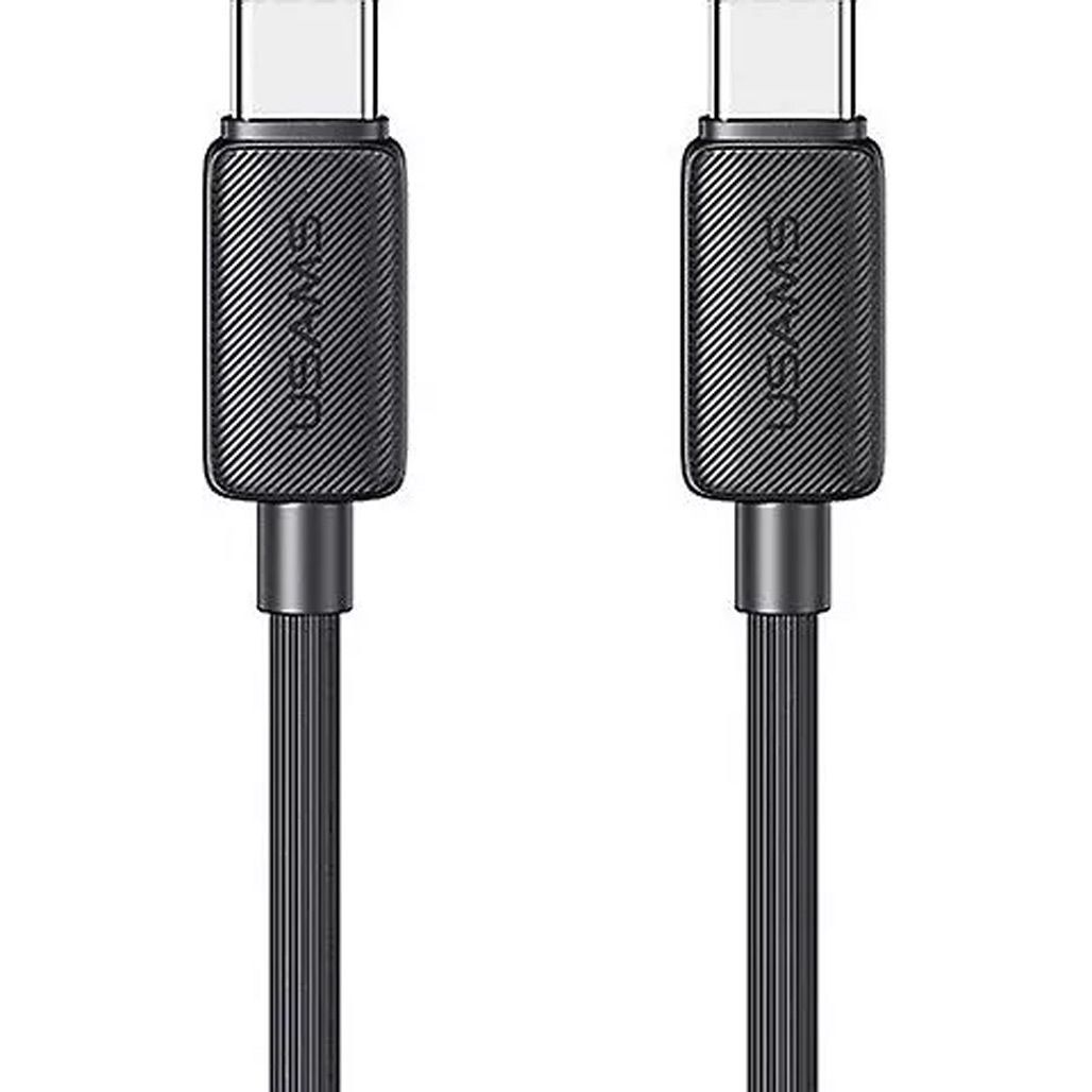 

Кабель Usams US-SJ691 USB-C-USB-C 1m Black (SJ691USB01)