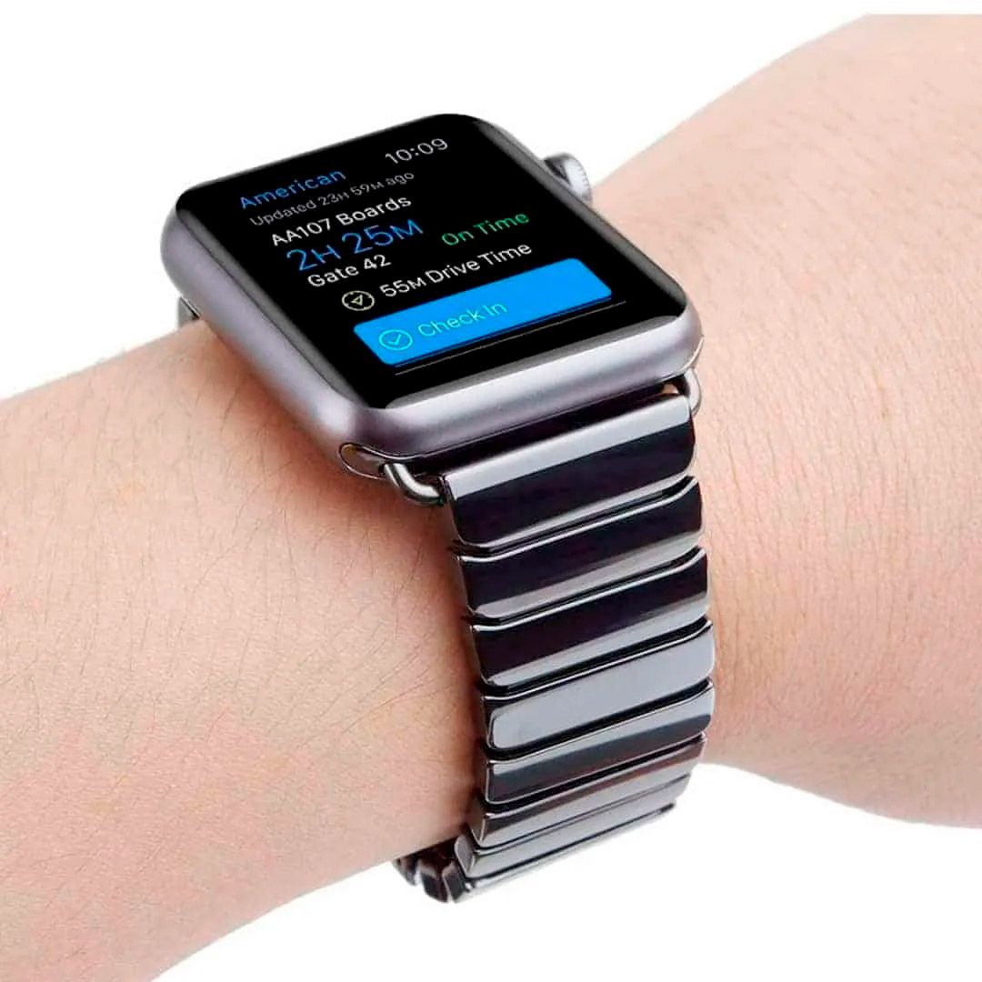 Ремінець PRC для Apple Watch 41/40/38mm Ceramic Black