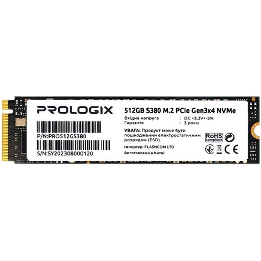 

SSD накопитель Prologix S380 512GB (PRO512GS380)
