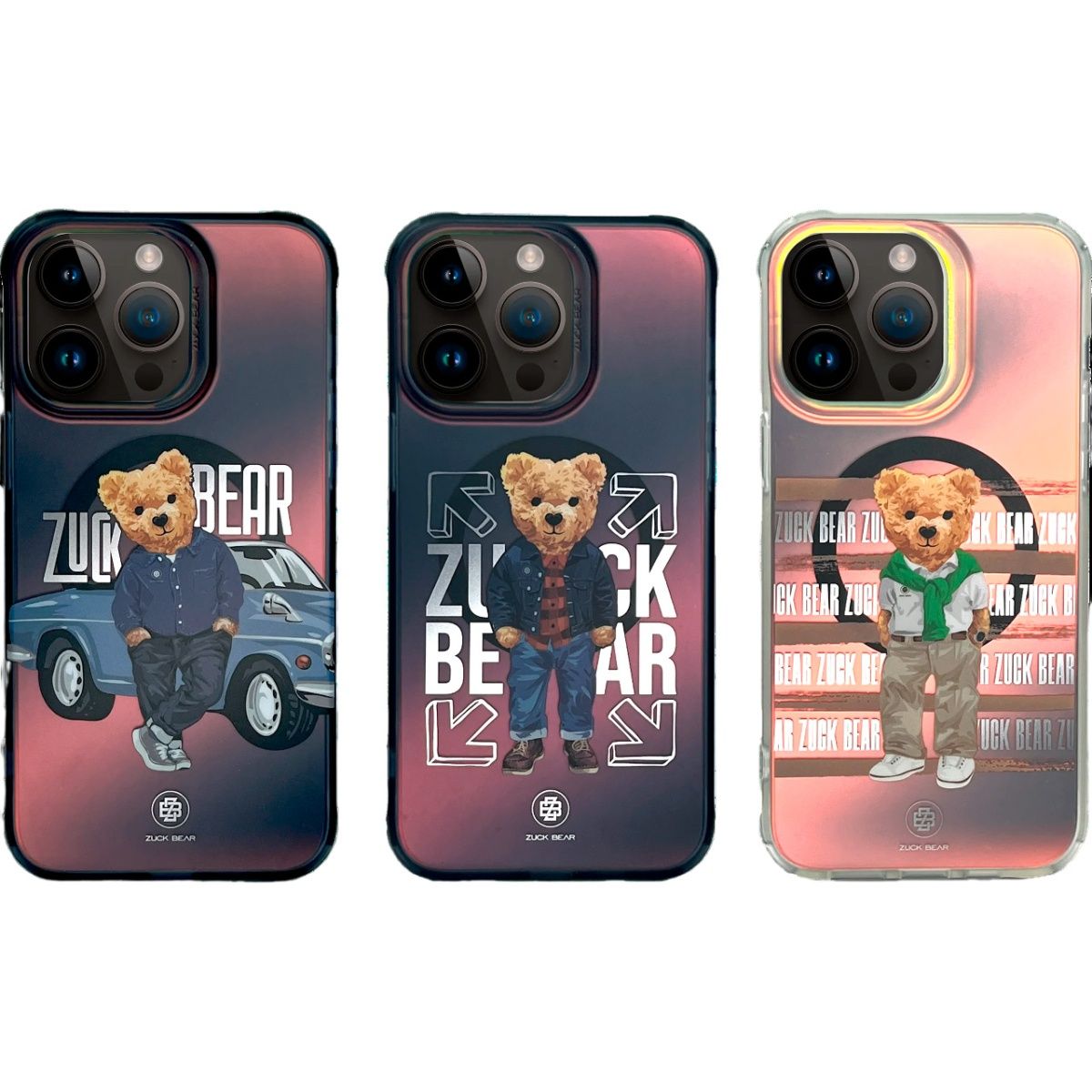 Чохол Zuck Bear California Cool MagSafe Case для Apple iPhone 15 Pro Shirt 