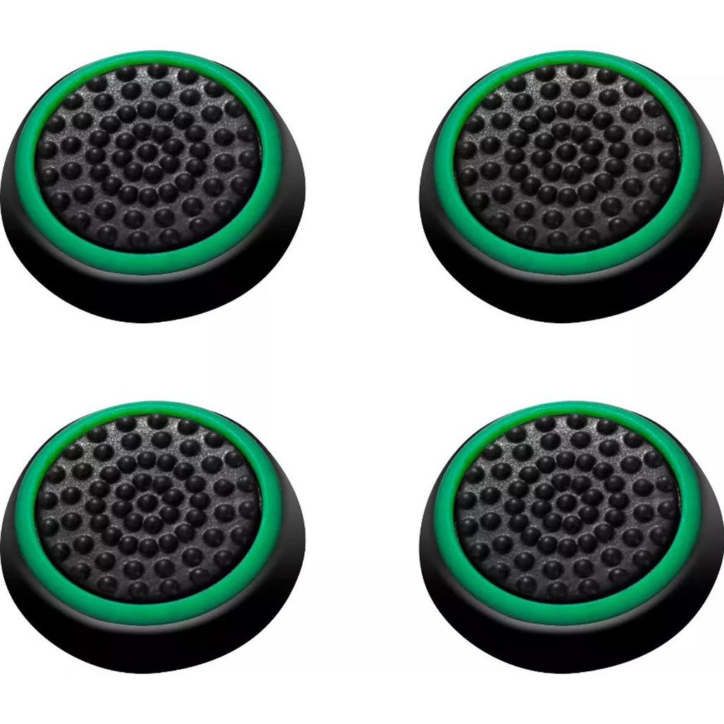 

Накладки на стіки Thumb Grips 4-pack for PS4-PS5-Xbox Black-Dark Green