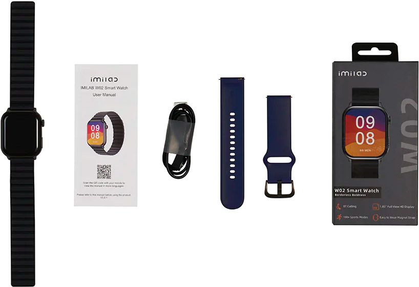 Смарт-часы Xiaomi Imilab W02 Smart Watch Black (IMISW02) [79047] 