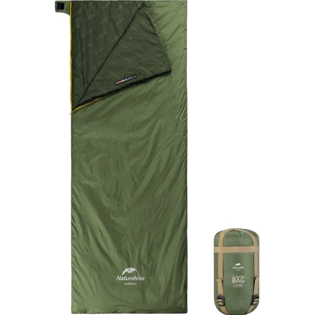 

Спальний мішок Naturehike LW180 Mini NH21MSD04 Right Dark Green (697564188435)