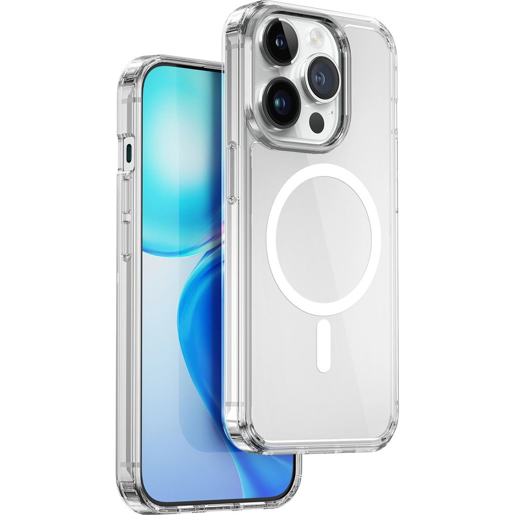 

Чехол WiWU Magnetic Crystal Case для Apple iPhone 15 Pro Transparent