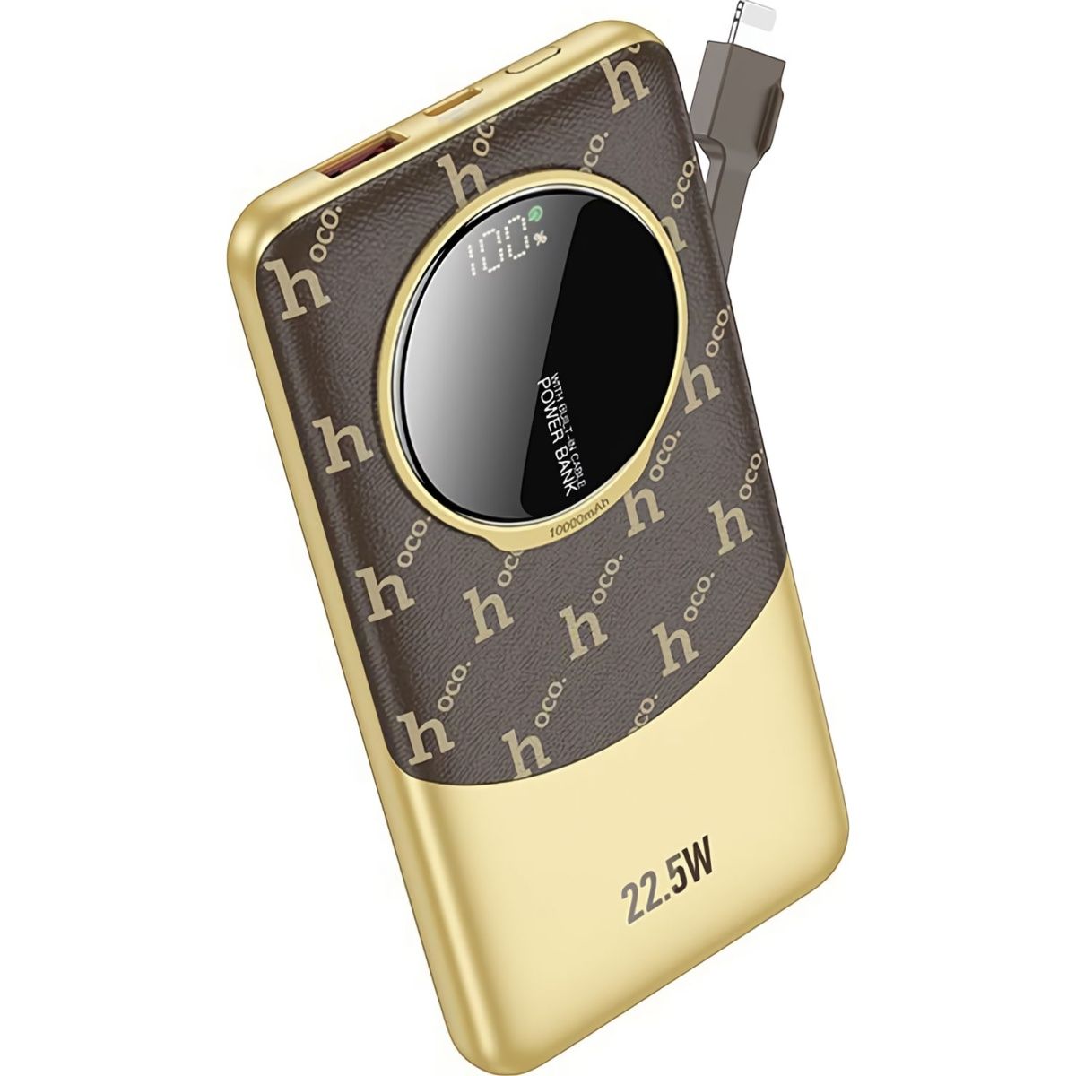 Зовнішній акумулятор Hoco Q29 Nobility Lightning 10000mAh 22.5W Brown